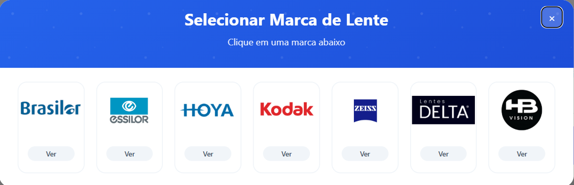 Catálogo de Lentes